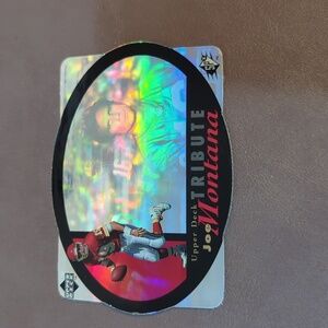 1996 Upper Deck Spx Joe Montana Trubute UDT-19 San Francisco 49ers Hall of Fame